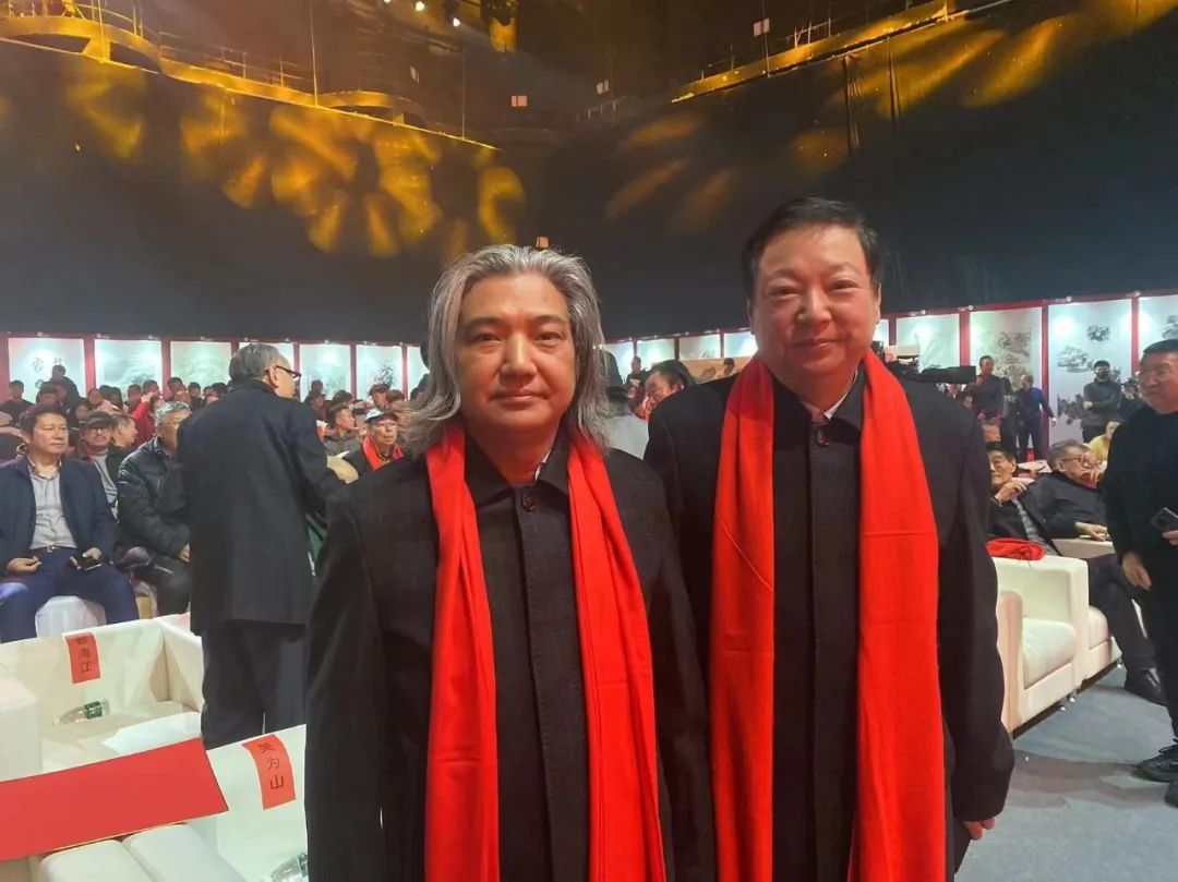 佘玉奇出席大美之春——2024美术界春节联欢会