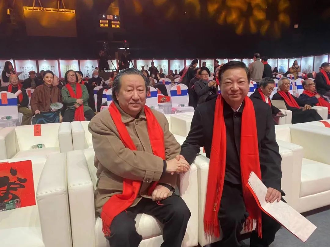 佘玉奇出席大美之春——2024美术界春节联欢会