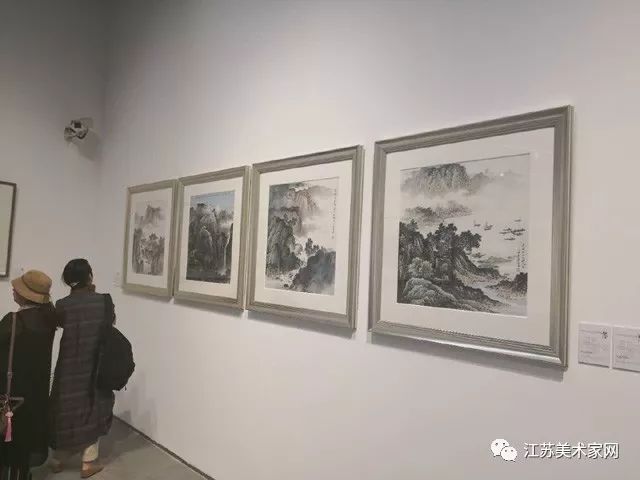 融合—江苏名家书画展在南京举行 佘玉奇出席并致辞
