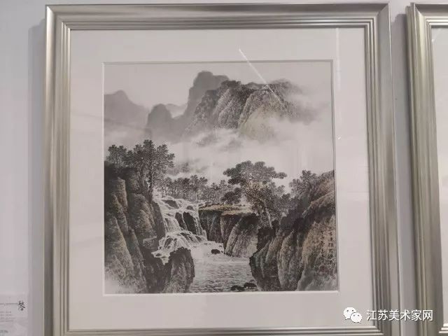 融合—江苏名家书画展在南京举行 佘玉奇出席并致辞