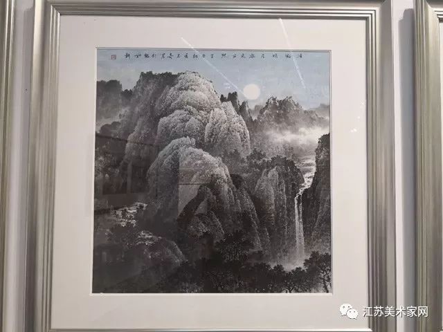 融合—江苏名家书画展在南京举行 佘玉奇出席并致辞